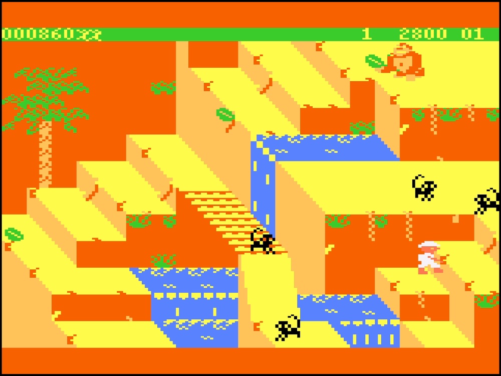 Gameplay of Congo Bongo for Atari 5200